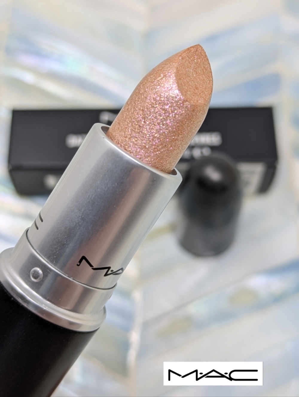 NEW! Limited Edition MAC Dazzle Lipstick Smash Hit -Sheer Gold Discontinued RARE